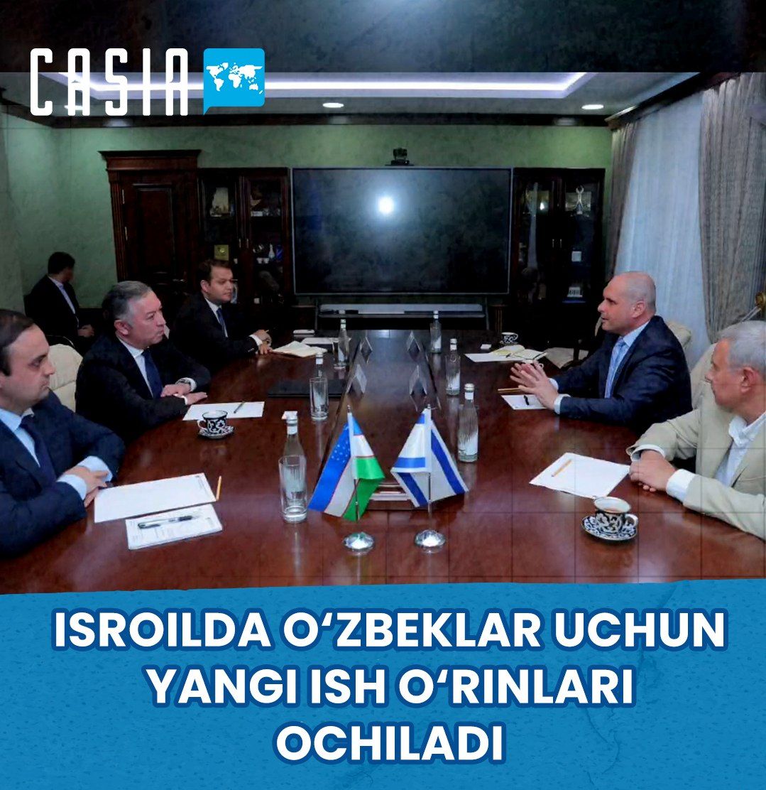 Uzbek Citizens May Work in Israel in New Fields