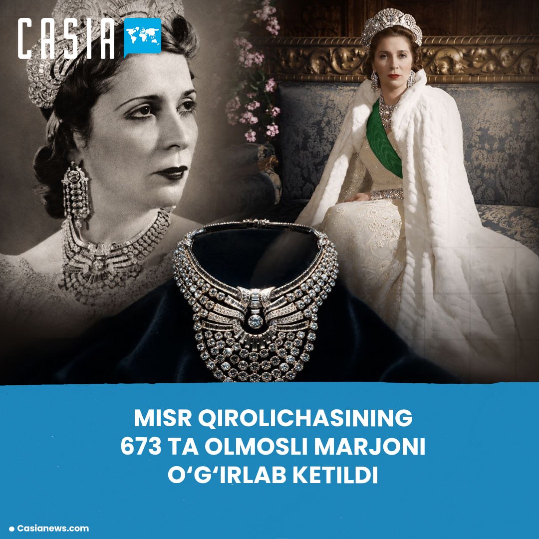 Necklace Belonging to Former Queen of Egypt, Adorned with 673 Diamonds, Stolen from Vienna Museum
