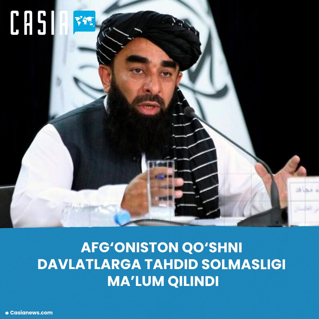 “Afghanistan poses no threat to neighboring countries” — Zabihullah Mujahid