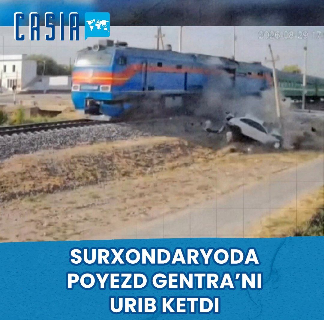 Train crashes into Gentra in Surkhandarya region: 4 people killed