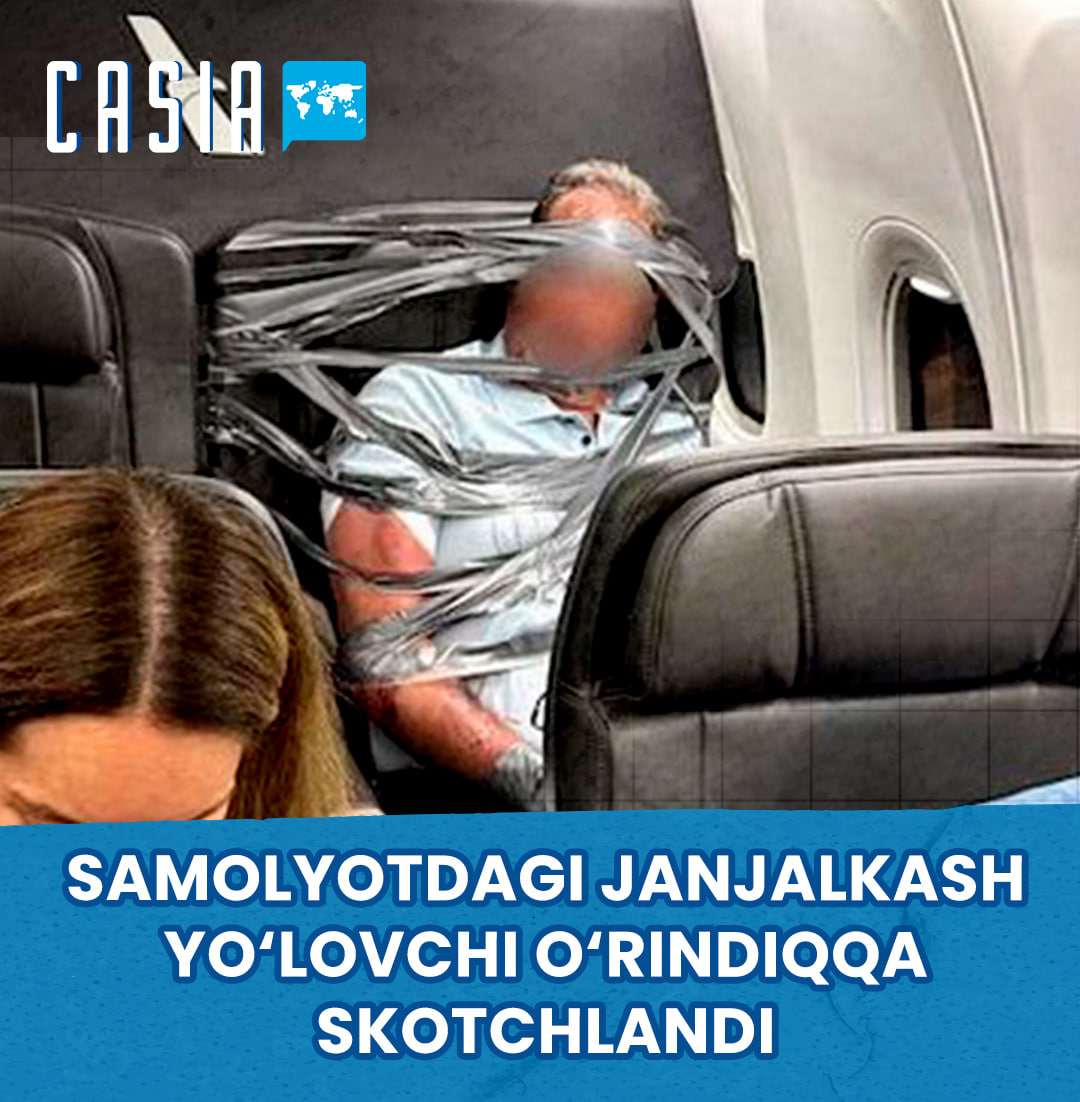 Disruptive passenger taped to seat on plane