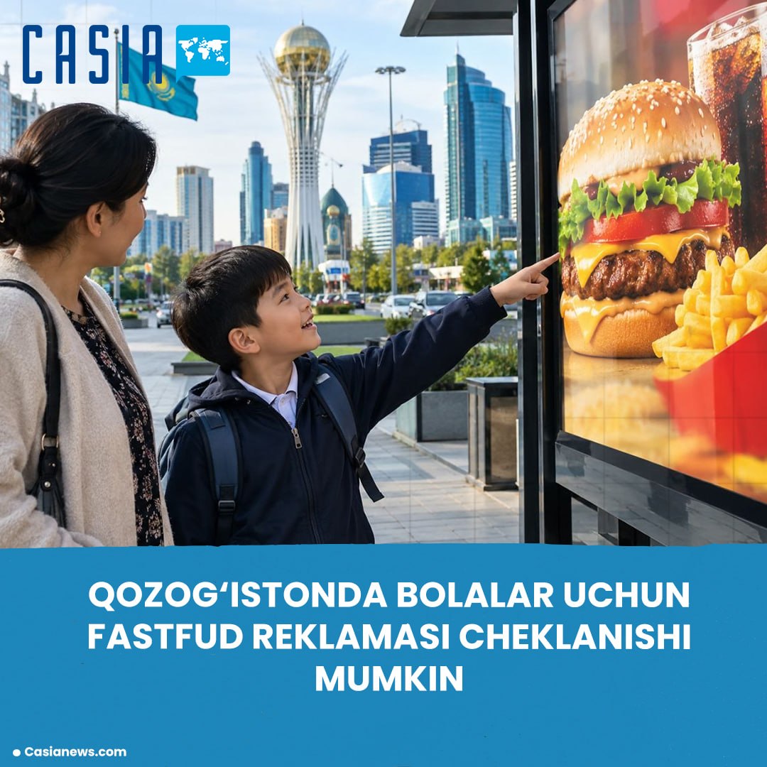 Advertising of fast food and sugary drinks for children may be restricted in Kazakhstan