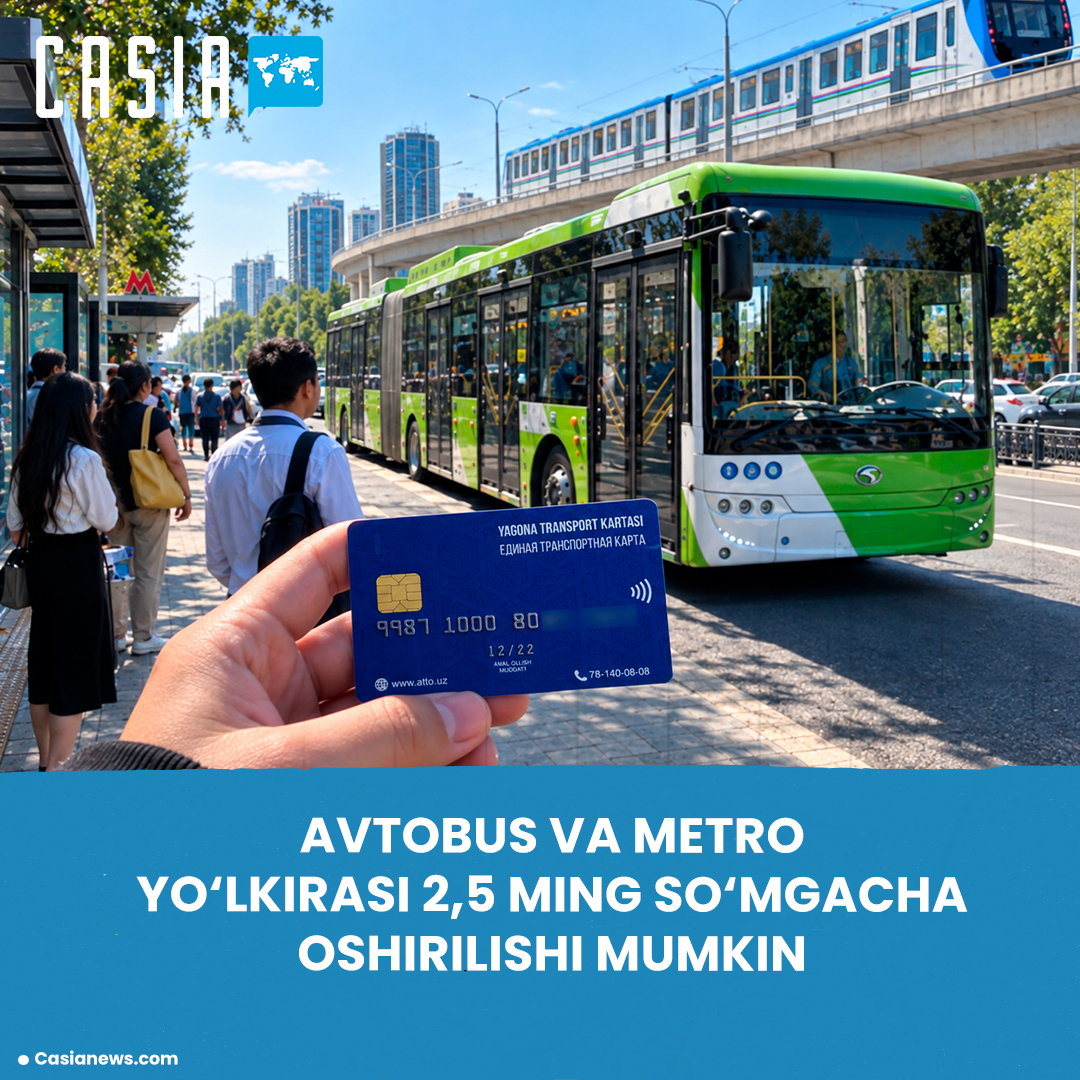 A proposal has been made to increase bus and metro fares in Tashkent.