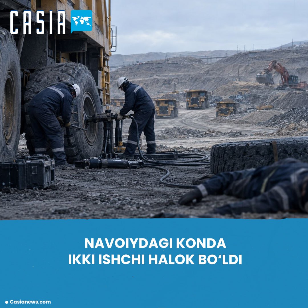 Two workers died during tire maintenance at a mine in Navoi