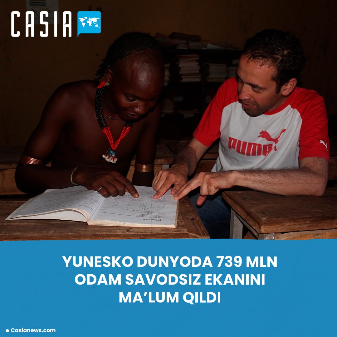 UNESCO reveals the number of illiterate people worldwide
