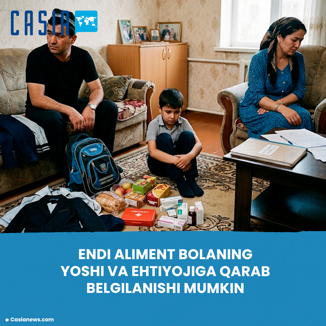 The procedure for calculating alimony in Uzbekistan may change.