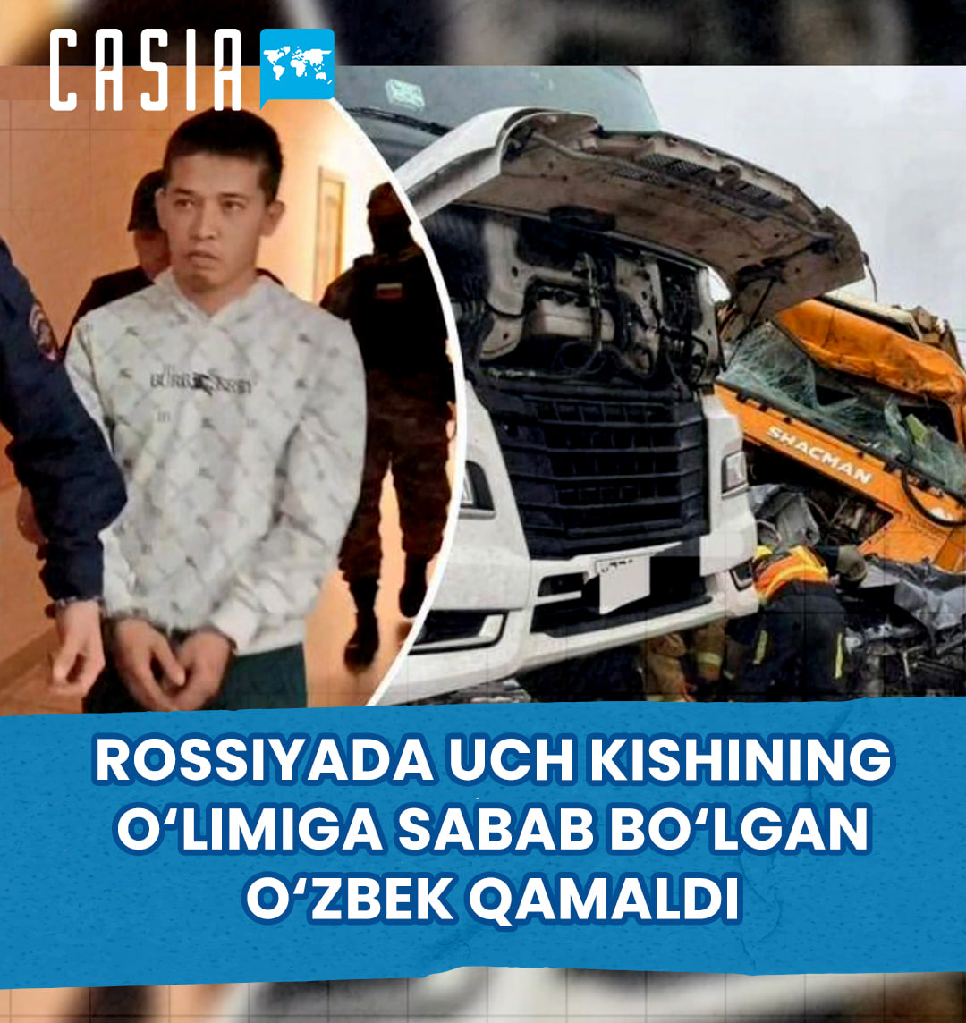 Uzbek driver jailed in Russia after causing deaths of three people.