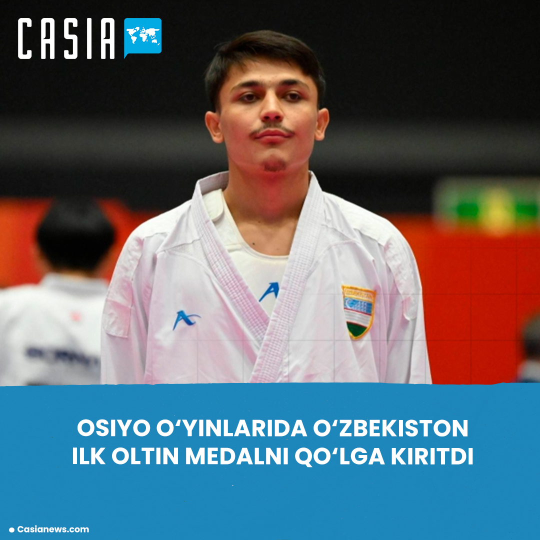 Uzbekistan won its first gold medal at the Asian Games.