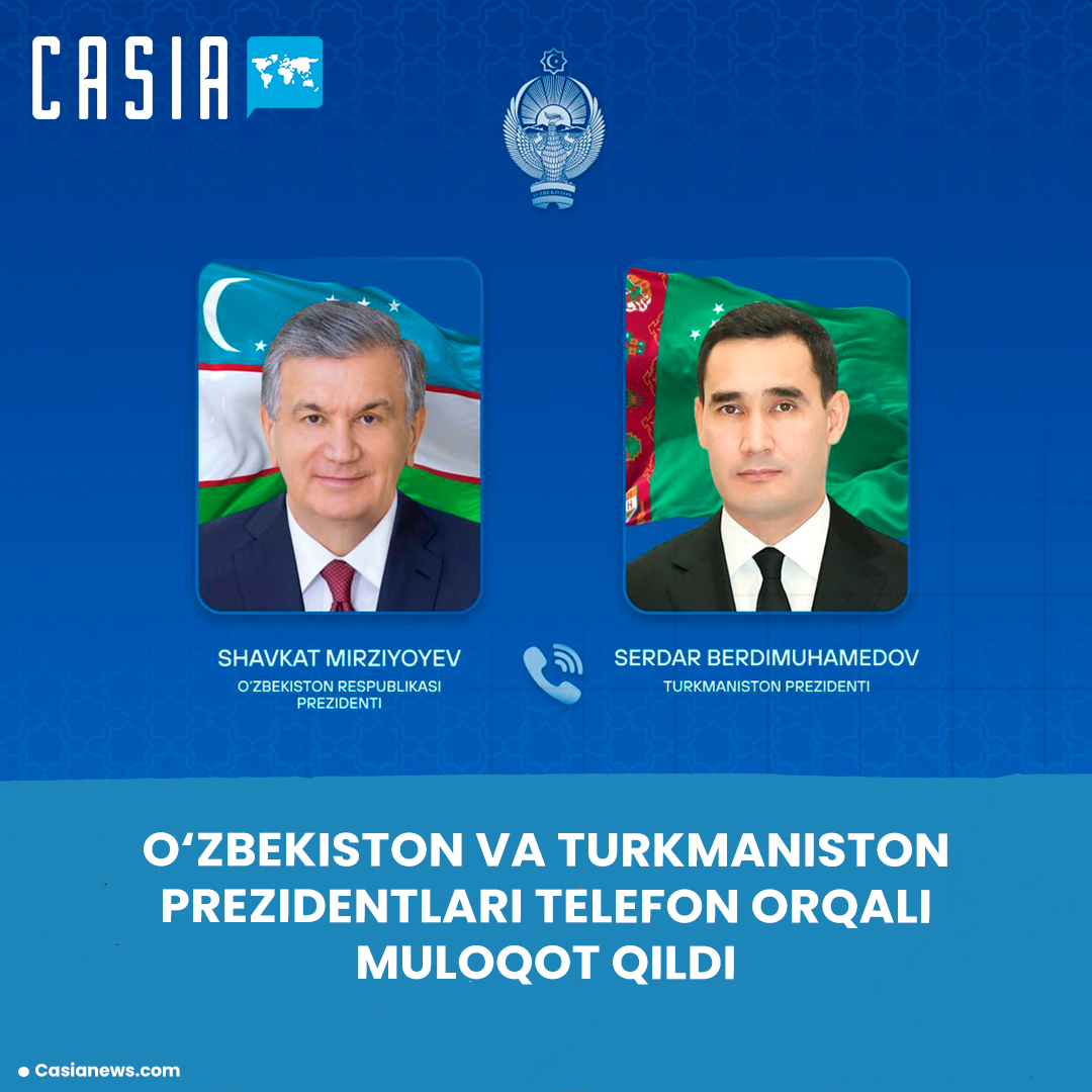 Presidents of Uzbekistan and Turkmenistan Hold Telephone Conversation