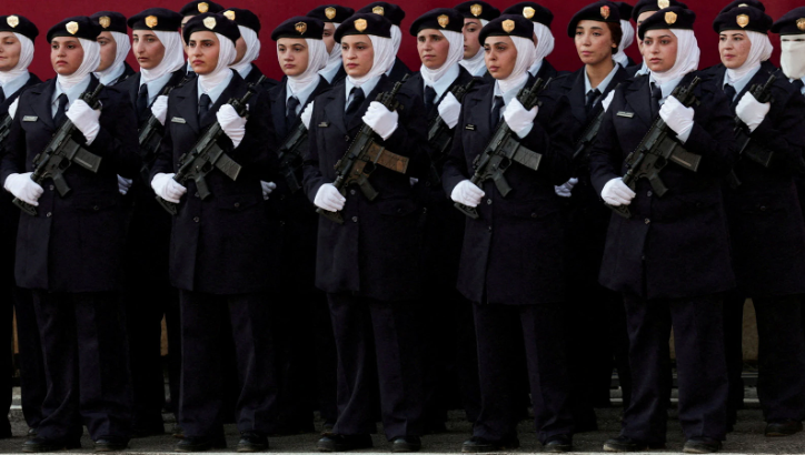 The Police Academy in Syria has graduated its first female cadets.