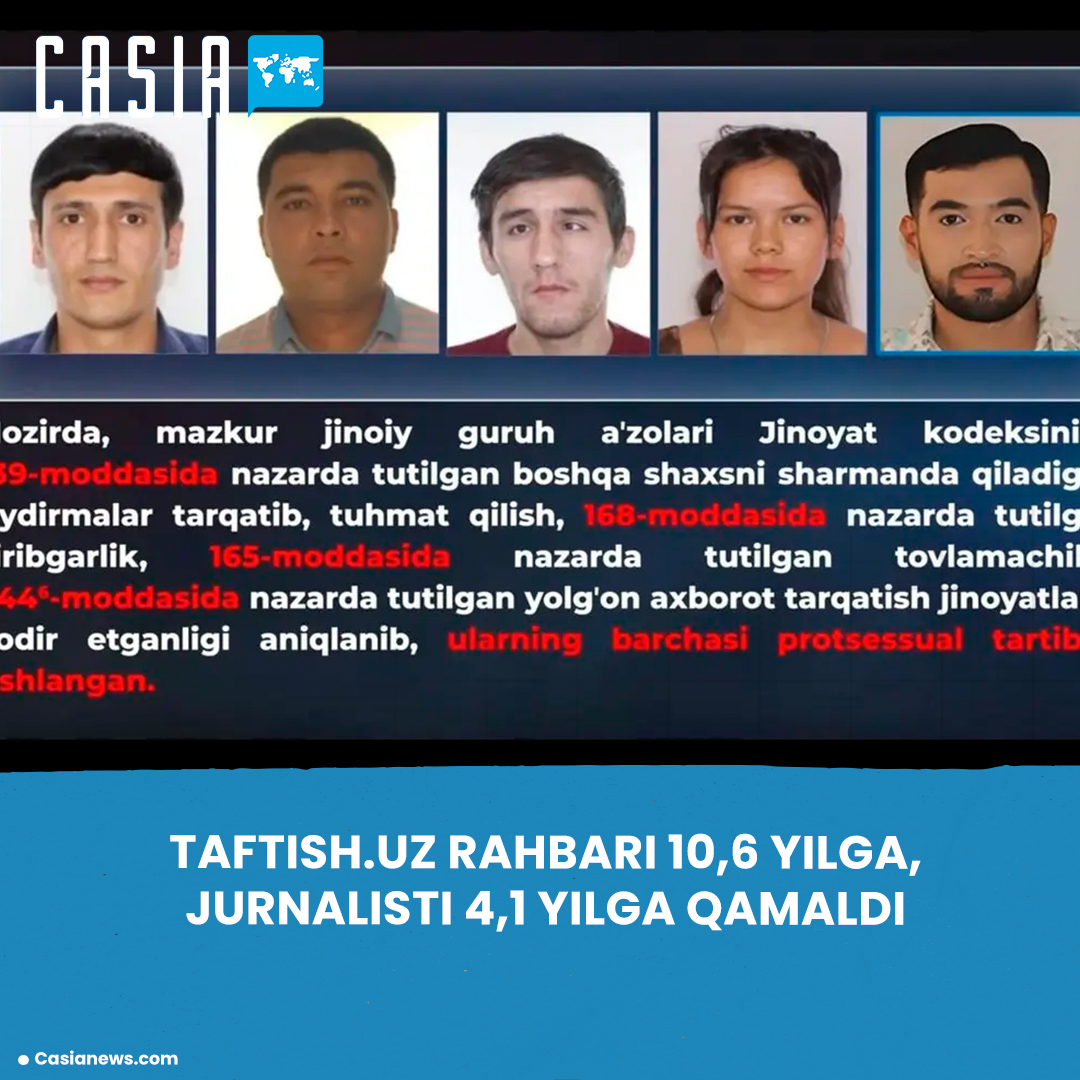 Verdict Delivered Against Taftish.uz Staff