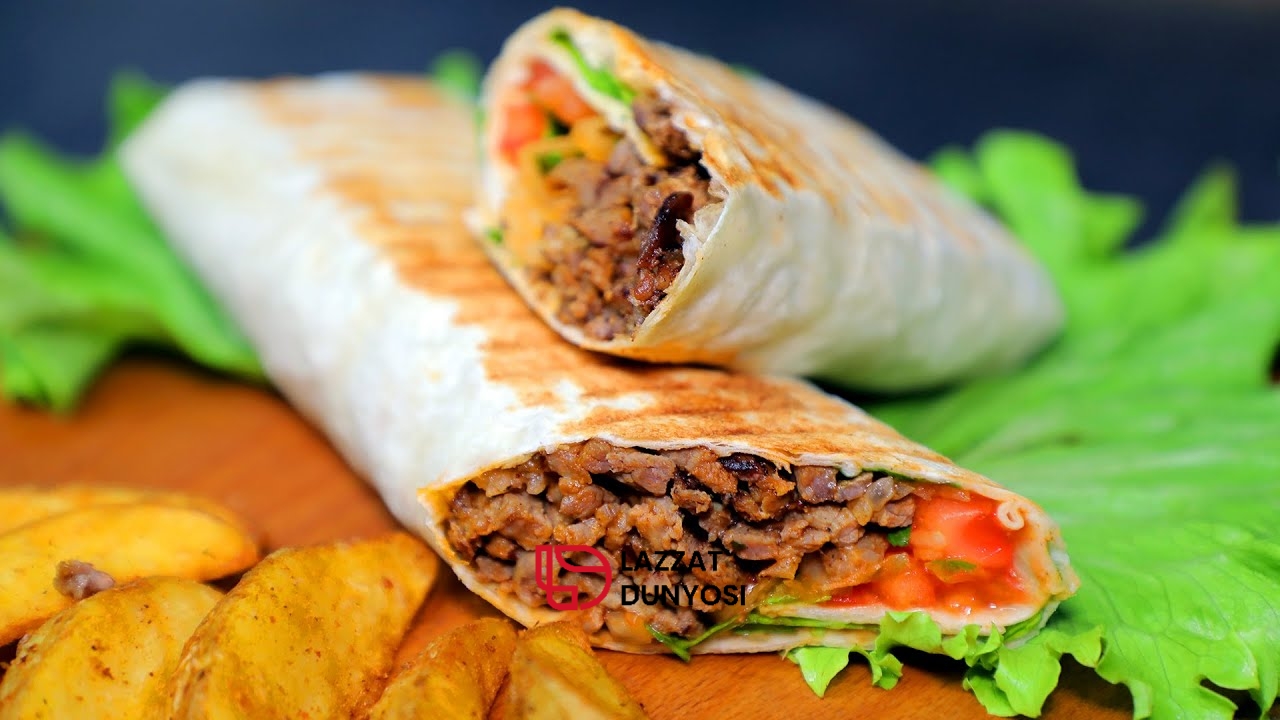 Minced Meat Lavash Wraps