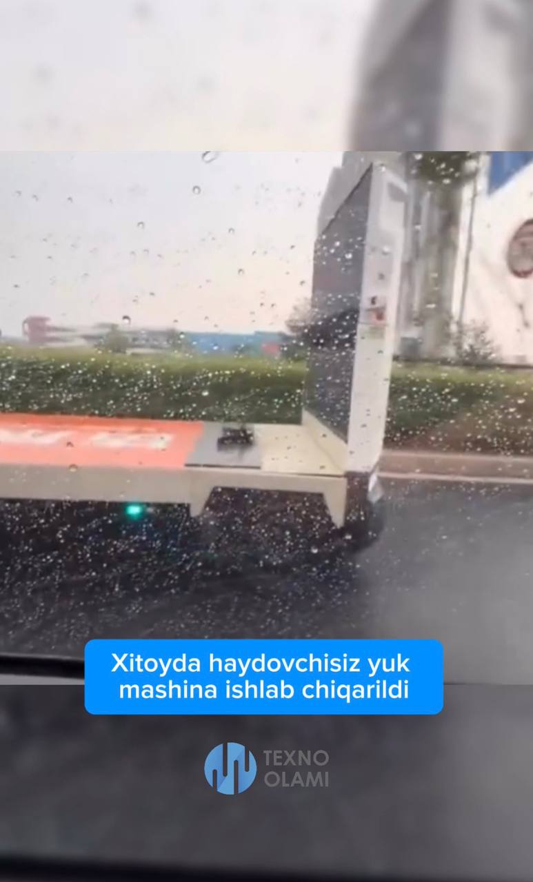 Driverless truck produced in China