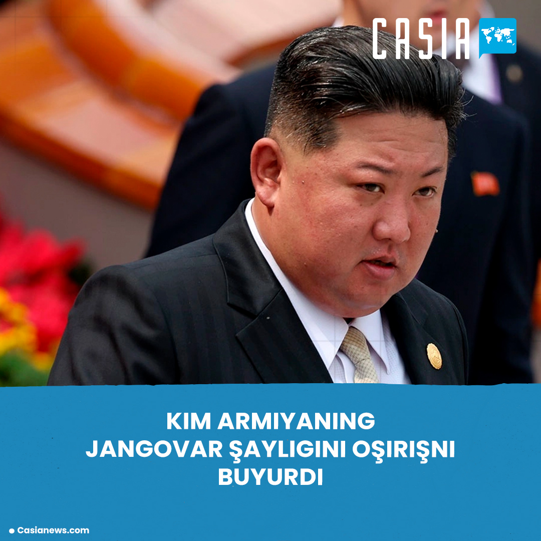 Kim armiyaning jangovar şayligini oşirişni buyurdi