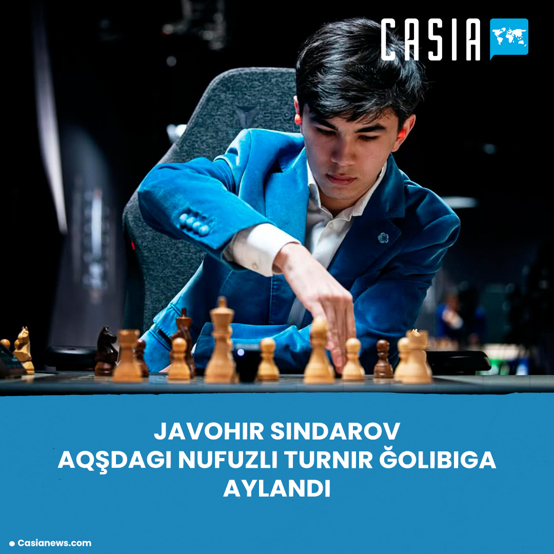 Javohir Sindarov AQŞdagi nufuzli turnir ğolibiga aylandi